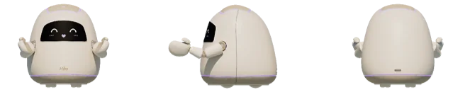 Front side and rear views of Mibo