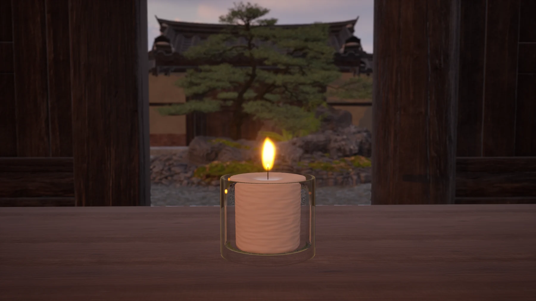 VR mindfulness Trataka environment